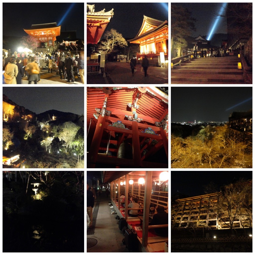 Kiyumizudera Images during Hanatoro Illuminations 