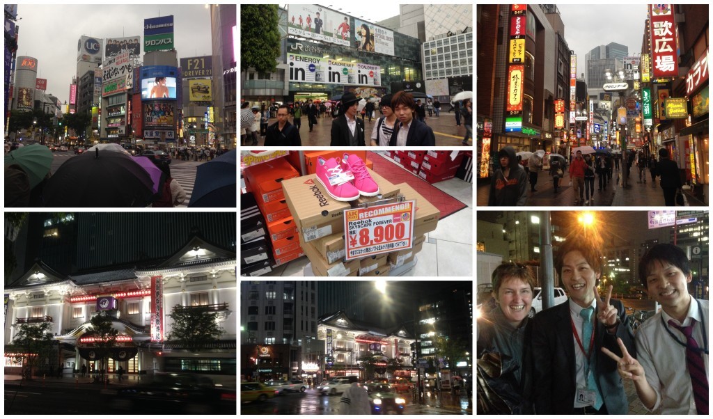Images from Shibuya & on our way to Manga cafe with the help of two local lads