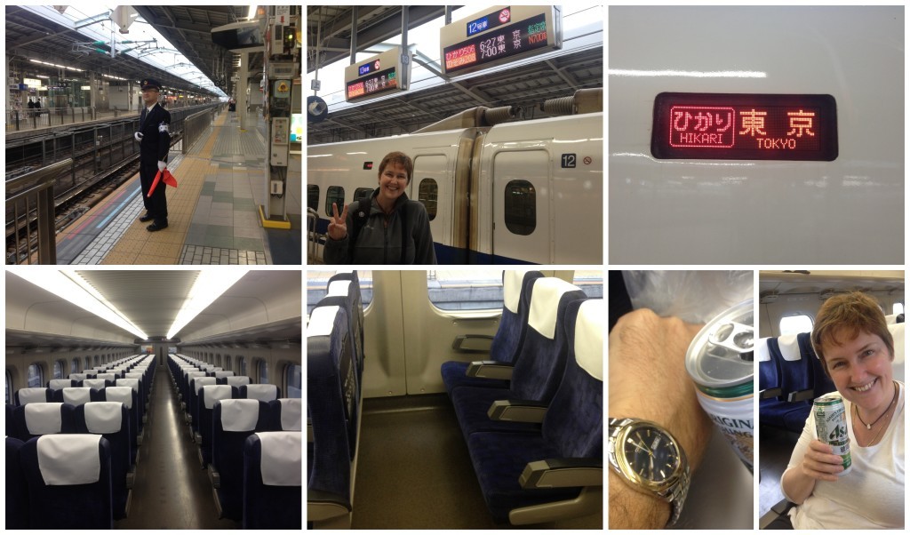 Shinkansen to Tokyo 