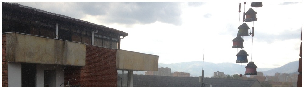 The rainy season has arrived in Medellin