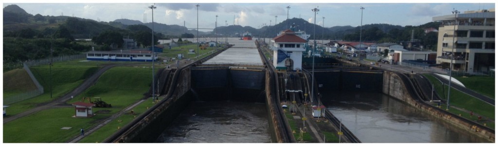 Panama Canal panorama 