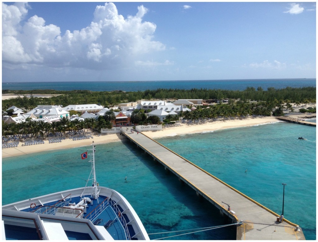 Grand Turk from the front of the ship