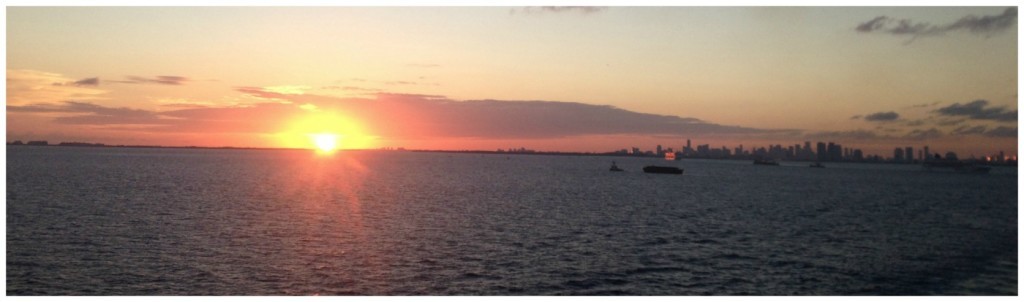Sunset in Miami 