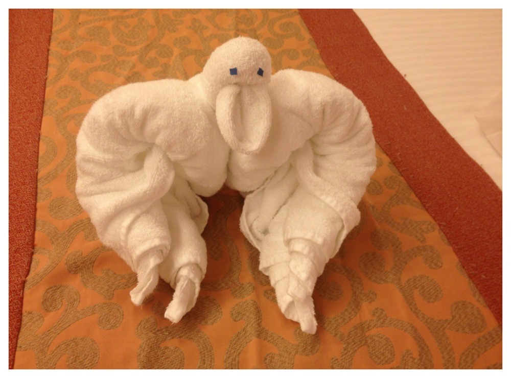 Towel art 