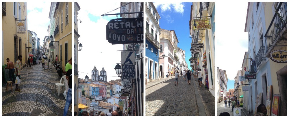Beautiful colourful Pelourinho streets