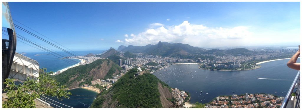 Panorama from Sugarloaf Mountain Rio