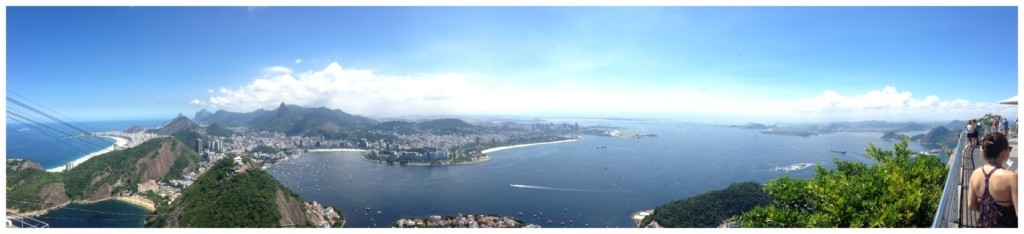 Panorama from top of Sugarloaf Mountain Rio