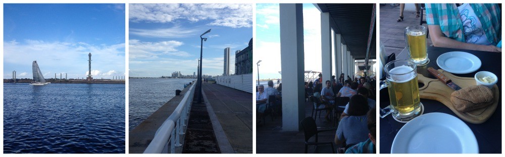 Seafront dining in Recife