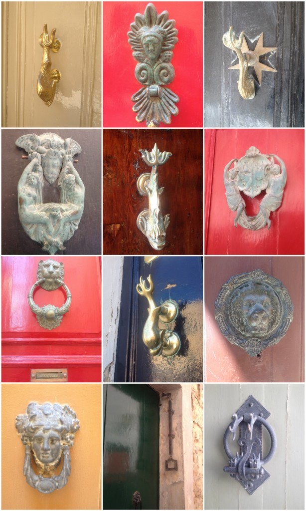 Door knockers from Mdina