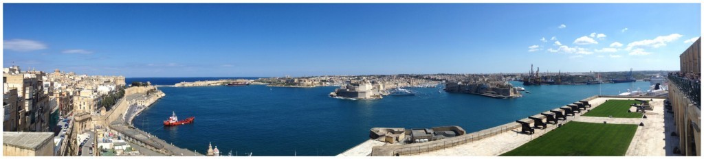 Port of Valletta in Malta the largest port in Europe