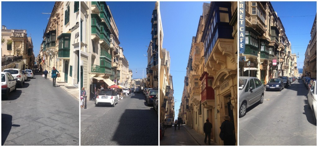 Street views of Valetta