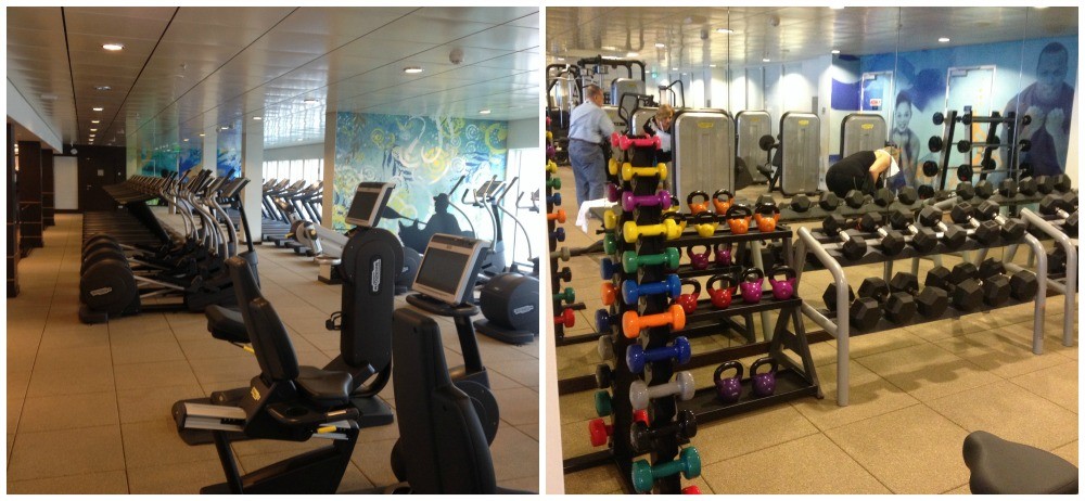 The Gym area on Norwegian Escape
