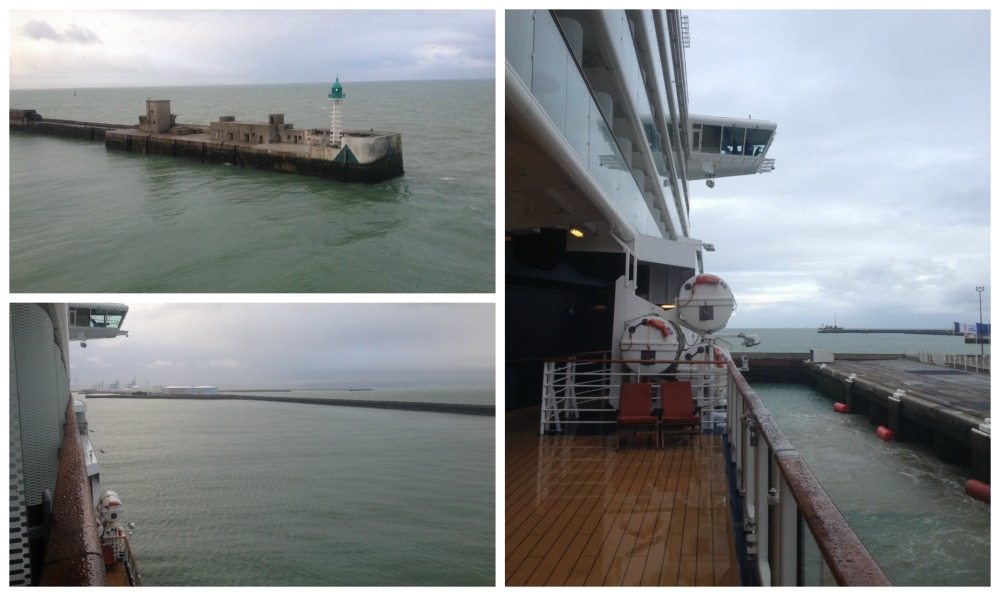 Arriving in Le Havre on a wet & overcast morning
