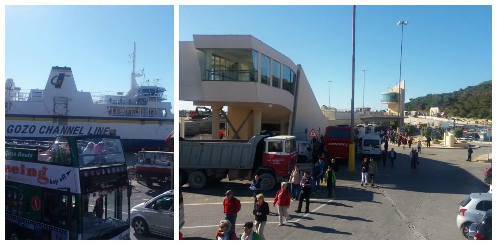 Mgarr ferry terminal on Gozo