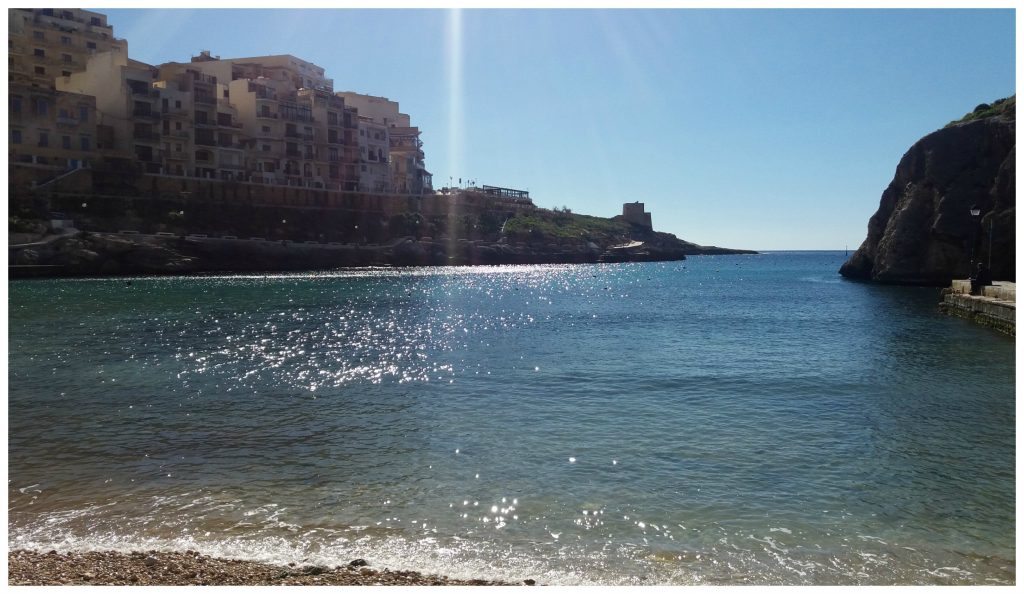 Xlendi Bay on Gozo island