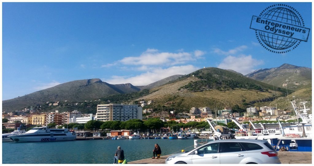 The port in Formia