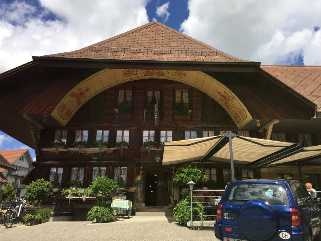 Buildings nearby Emmental in Switzerland
