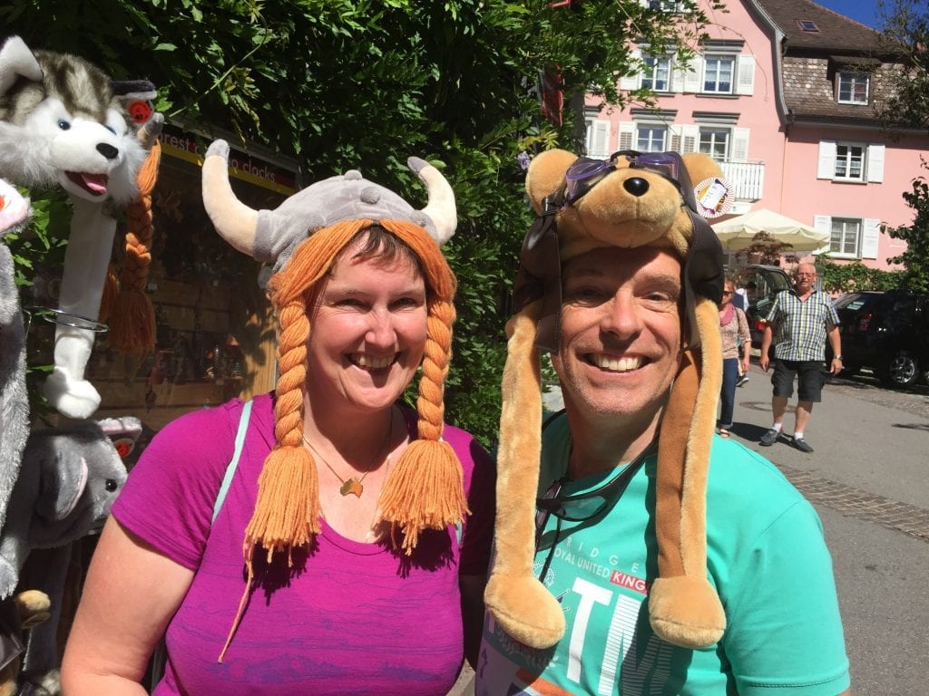 Funny hats in Meersburg