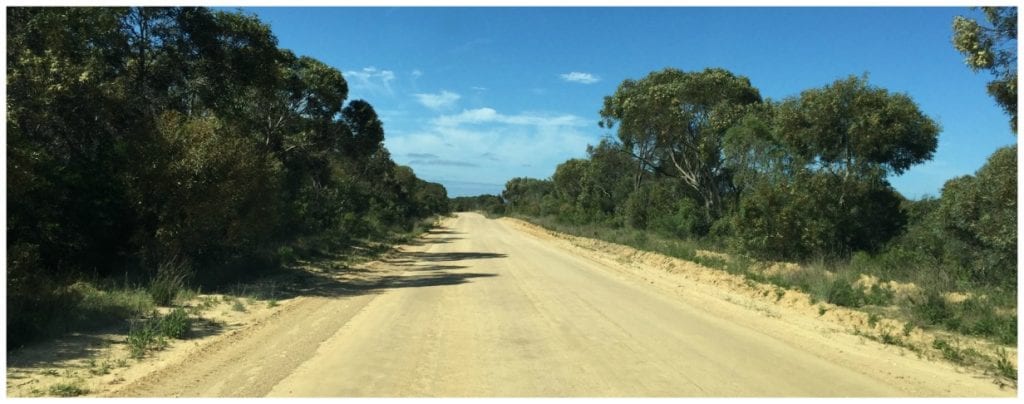 Dirt roads on the Eyre Peninsula