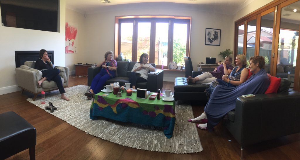 Group therapy at the Irresistible Impact Business Retreat 2019